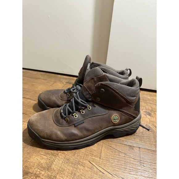 Timberland Boots Men\'s Size 13 Dark Brown White Ledge Mid Waterproof main image 6